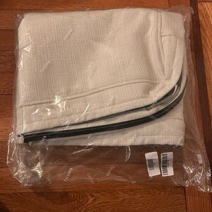 Thuma pillowboard cover queen white linen weave